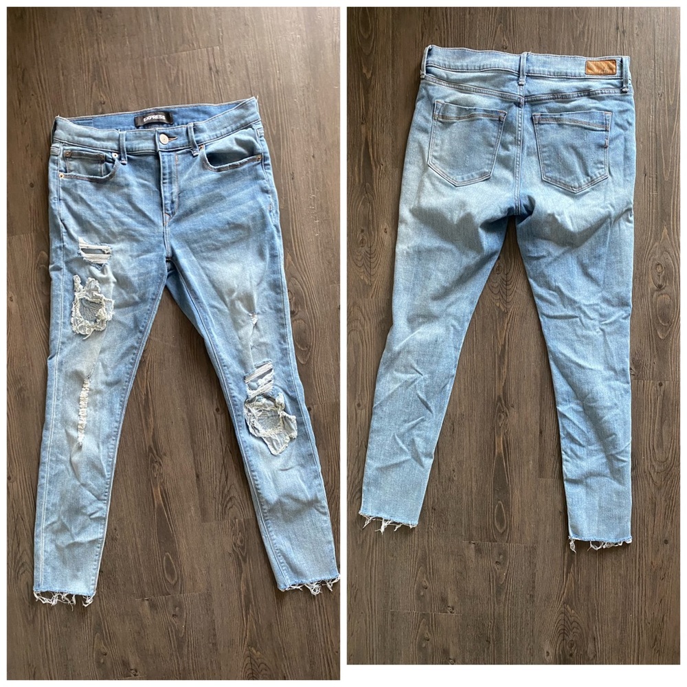 Light blue Express jeans